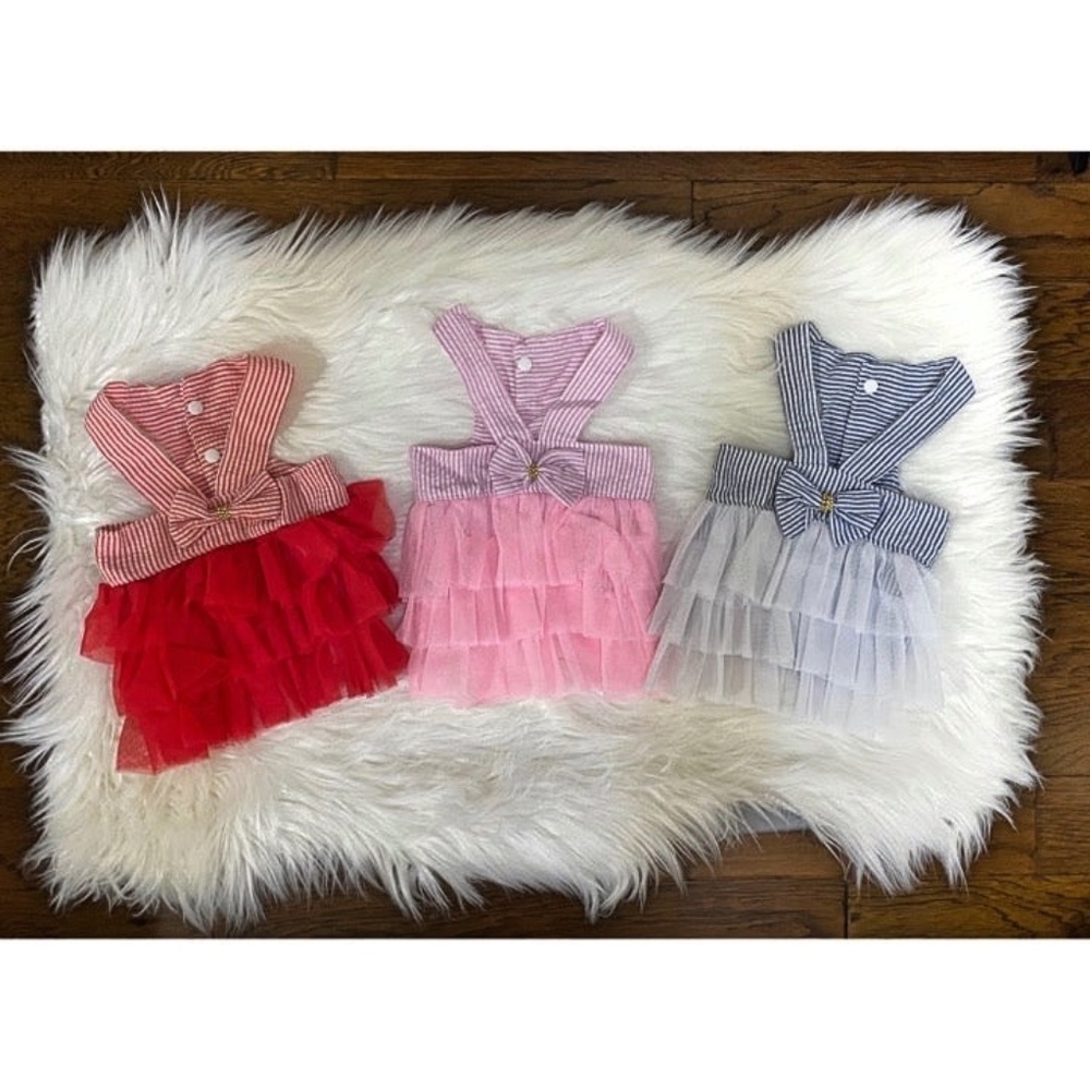 Dog Summer Dresses, Lot of 3, MED, NEW!